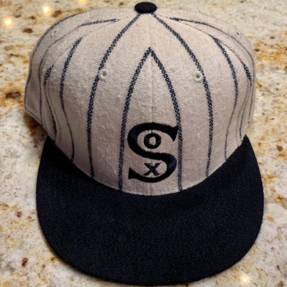 Chicago White/Black Sox Hat (7 3/4) Cooperstown Collection